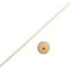 Pinne med fot, H: 30 cm, Dia. 4 cm, Hålstl. 6 mm, 10 set/ 1 förp.