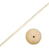 Pinne med fot, H: 30 cm, Dia. 6,5 cm, Hålstl. 8 mm, 5 set/ 1 förp.