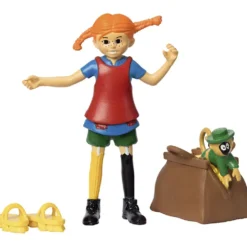 Pippi Långstrump figurer, stl. 8 cm, 1 st.