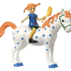 Pippi och Lilla Gubben figurer, stl. 11 cm, 2 st./ 1 set