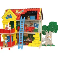 Pippis hus Villa Villekulla, stl. 400X260X400 mm, ca. 5 delar, 1 st.
