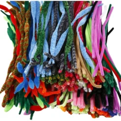 Piprensare, L: 30 cm, tjocklek 6-15 mm, mixade färger, 500 mix./ 1 förp.