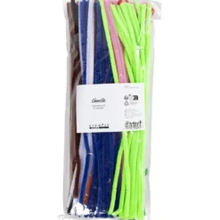 Piprensare, L: 30 cm, tjocklek 6 mm, mixade färger, 200 mix./ 1 förp.