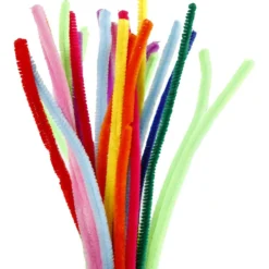 Piprensare, L: 30 cm, tjocklek 9 mm, mixade färger, 200 mix./ 1 förp.