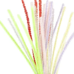 Piprensare, L: 30 cm, tjocklek 6 mm, vårfärger, 24 mix./ 1 förp.