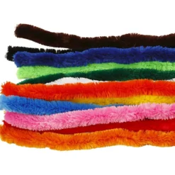 Piprensare, stora, L: 45 cm, tjocklek 25 mm, mixade färger, 60 mix./ 1 förp.