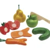 PLAN TOYS Skärbar Frukt och Grönt, 11 st./ 1 set