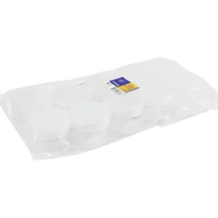 Plastburkar för förvaring, H: 5 cm, Dia. 6,5 cm, 110 ml, 10 st./ 1 förp.