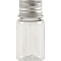 Plastburk med lock, H: 48 mm, Dia. 23,5 mm, 13 ml, 10 st./ 1 förp.