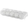 Plastburk med lock, H: 35 mm, Dia. 40 mm, 35 ml, 10 st./ 1 förp.