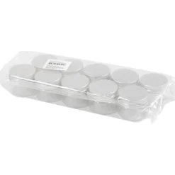 Plastburk med lock, H: 35 mm, Dia. 40 mm, 35 ml, 10 st./ 1 förp.