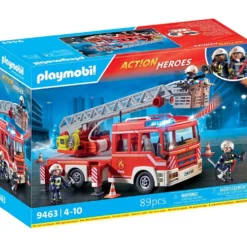 Playmobil brandbil med stege, stl. 39 x 13 x 17 cm, 89 delar/ 1 förp.