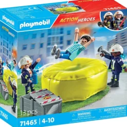 Playmobil brandman med krockkudde, 13 delar/ 1 förp.