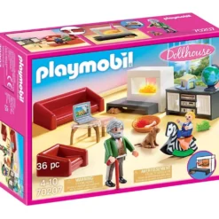 Playmobil dockskåpsmöbler till vardagsrummet, 36 delar/ 1 förp.