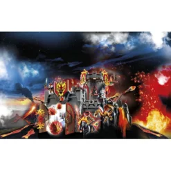 Playmobil Eldfästning, stl. 60,5x55,5x39 cm, 1 set