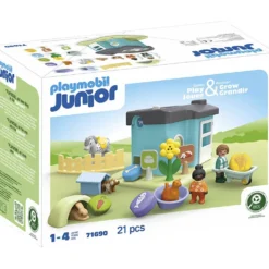 Playmobil Junior Animal Kennel, stl. 22x21x16 cm, 21 delar/ 1 förp.