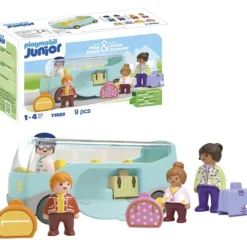 Playmobil Junior flygplatsbuss, stl. 38,6x14,8x25,8 cm, ca. 9 delar, 1 förp.
