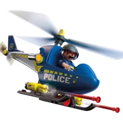 Playmobil Polishelikopter, stl. 37x25x15 cm, 28 delar/ 1 set