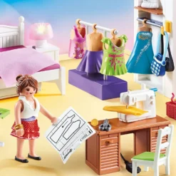 Playmobil sovrum med syhörna, 67 delar, 1 st./ 1 förp.