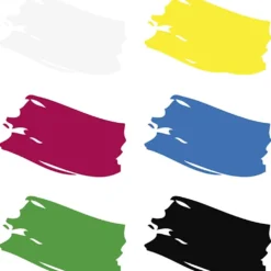 Plus Color Hobbyfärg, primärfärger, 6x60 ml/ 1 förp.