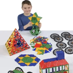 Polydron Byggklossar Jätteset, stl. 7x7 cm, 456 delar/ 1 set