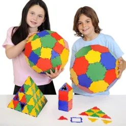 Polydron Byggklossar Klassuppsättning, stl. 7x7 cm, 184 delar/ 1 set