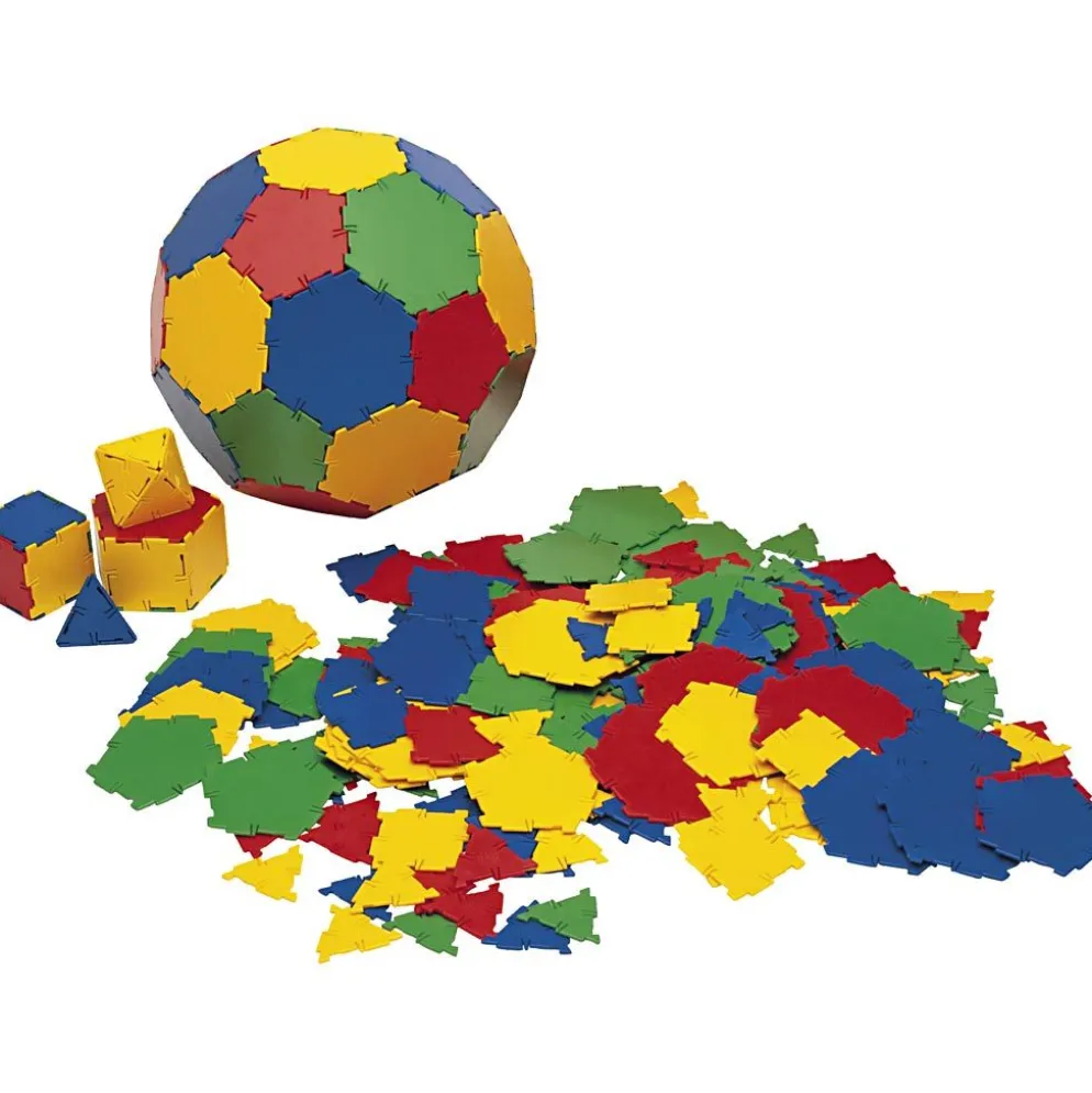 Polydron Byggklossar Klassuppsättning, stl. 7x7 cm, 184 delar/ 1 set