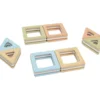 Polydron Eco Magnetisk, dova färger, 24 delar/ 1 set