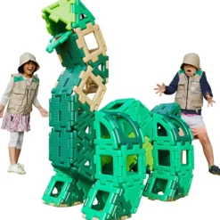Polydron Giant-dinosaurie, stl. 21x21 cm, 130 delar/ 1 förp.