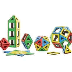 Polydron Magnetic Klassuppsättning, stl. 6-8,5 cm, 96 delar/ 1 set