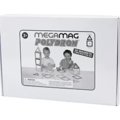 Polydron Megamag Klassuppsättning, starka färger, 36 delar/ 1 set