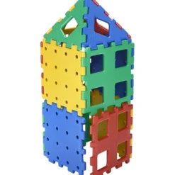 Polydron XL, stl. 36-40 cm, colorful, 12 delar/ 1 set