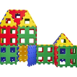 Polydron XL, stl. 36-40 cm, mixade färger, 36 delar/ 1 set