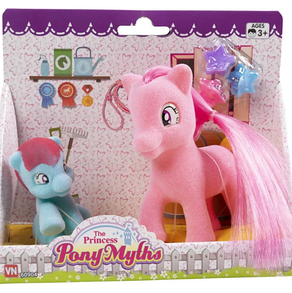 Ponnyprinsessa, H: 6-10 cm, L: 4-9 cm, färger kan variera , 2 st./ 1 förp.