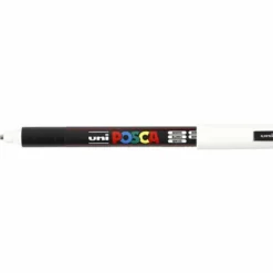 Posca Marker , nr. PC-1MR, spets 0,7 mm, extra fine, vit, 1 st.