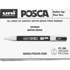 Posca Marker , nr. PC-3M, spets 0,9-1,3 mm, Fine, mixade färger, 12 st./ 1 förp.