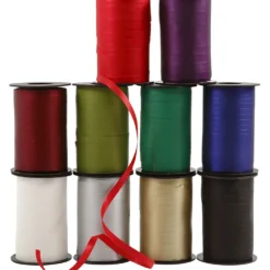 Presentsnören, B: 10 mm, mixade färger, 10x250 m/ 1 förp.