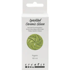Prickig Keramikglasyr, 999-1060 °C, täckande, figaro, 60 ml/ 1 burk