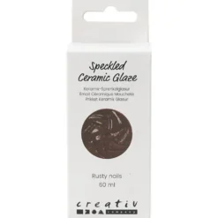 Prickig Keramikglasyr, 999-1060 °C, täckande, rusty nails, 60 ml/ 1 burk