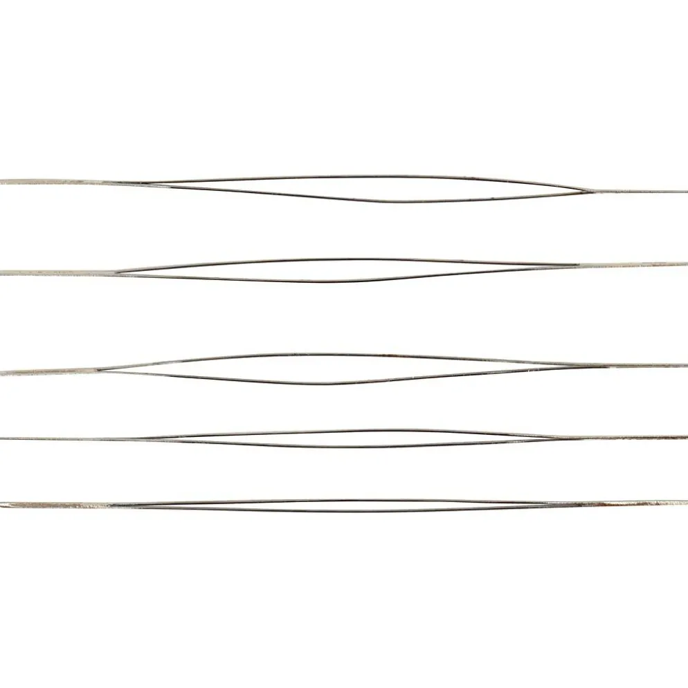 Pärlnål, L: 6 cm, tjocklek 0,3 mm, 5 st./ 1 förp.