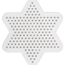 Pärlplattor, små stjärnor, Dia. 10 cm, medium, 10 st./ 1 förp.