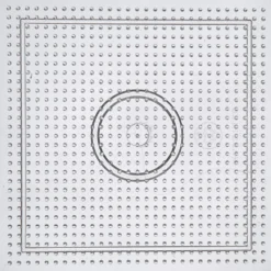 Pärlplattor, stl. 14,5x14,5 cm, medium, klar, 1 st.