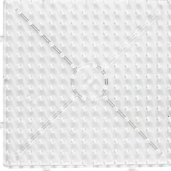 Pärlplattor, stor ihopsättningsbar kvadrat, stl. 15x15 cm, JUMBO, klar, 1 st.