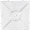 Pärlplattor, stor ihopsättningsbar kvadrat, stl. 15x15 cm, medium, klar, 1 st.