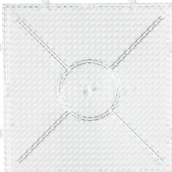Pärlplattor, stor ihopsättningsbar kvadrat, stl. 15x15 cm, medium, klar, 1 st.