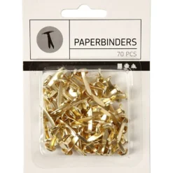 Påsnitar, L: 20 mm, guld, 70 st./ 1 förp.