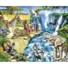 Pussel, Afrika, stl. 28,5x36,5 cm, 81 brickor, 1 st.