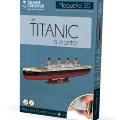 Pussel av 3D, Titanic, stl. 69,5x9,2x22,5 cm, 1 förp.
