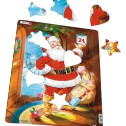 Pussel, Jultomte, stl. 28,5x36,5 cm, 33 brickor, 1 st.