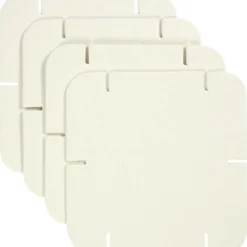 Puzzle konstruktionsbrickor, stl. 9,3x9,3 cm, tjocklek 1,2 mm, vit, 200 st./ 1 förp.